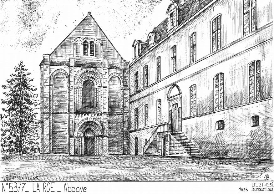 N 53077 - LA ROE - abbaye